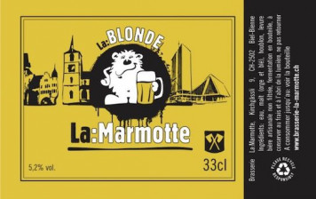 Bière Blonde - La Marmotte