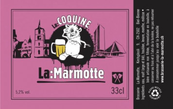 Bière La Coquine - La Marmotte